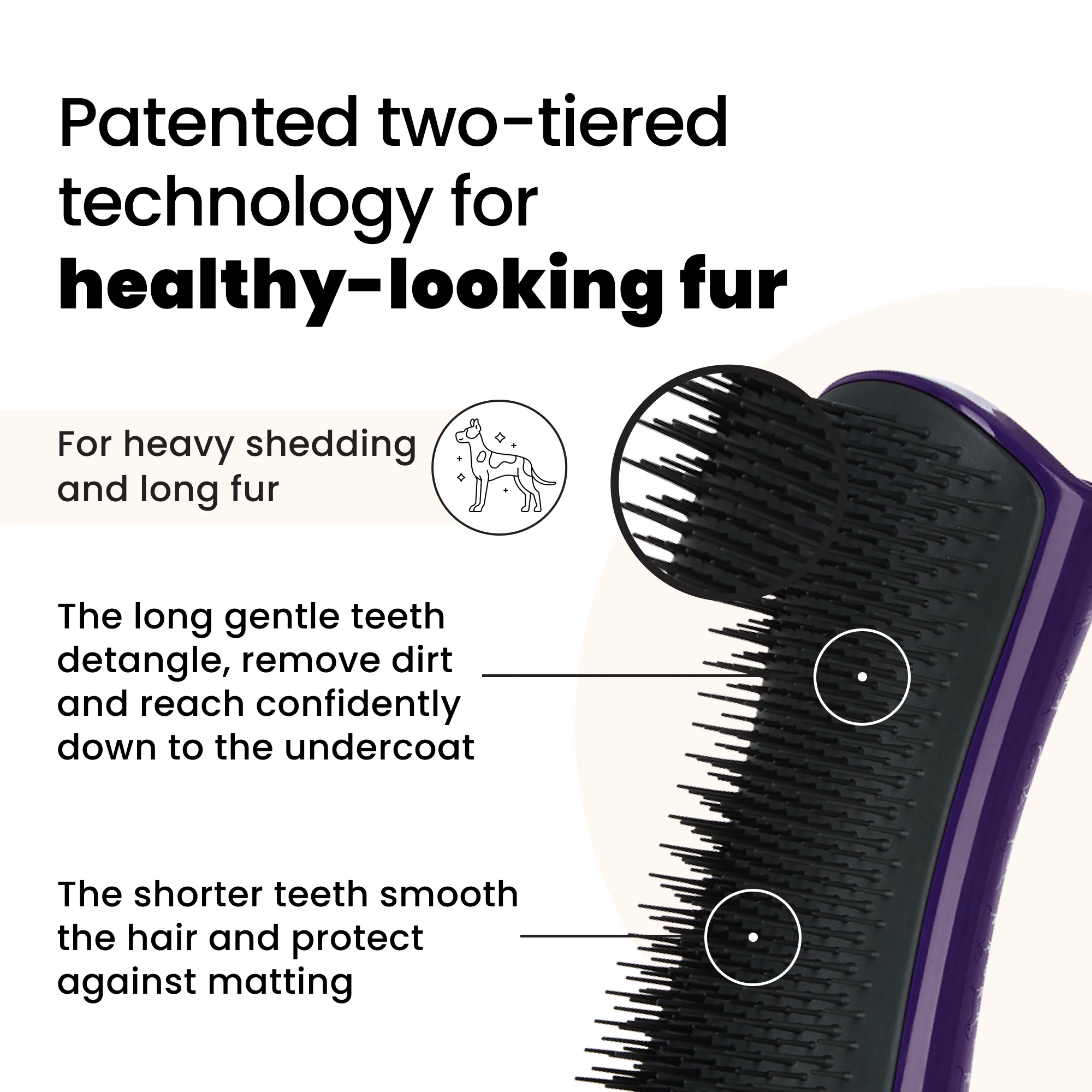 De-shedding Dog Grooming Brush - Image 4